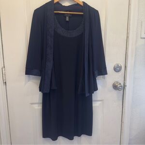 R&M Richards Midnight Blue Dress with Jacket